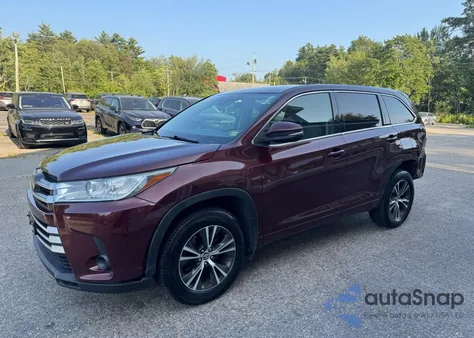 2017 Toyota Highlander Le from USA, damaged, VIN 5TDBZRFH9HS475719